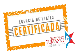 Agencia de viajes certificada por la Compañía de Turismo de Puerto Rico
